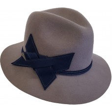 Mujer&apos;s Fall Winter Hats 100% Wool Felt Floppy Fedora Wide Brim Casual Hat Grey  eb-51193468